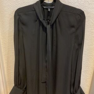 White House Black Market - Dress Shirt with Attached Neck Tie